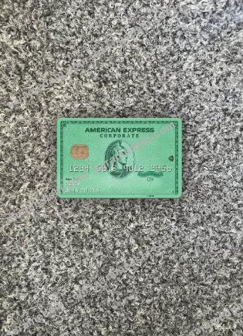 USA Nebraska Five Points Bank AMEX green card photolook front